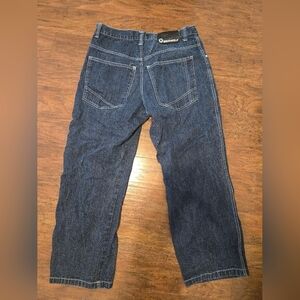 Vintage Southpole Authentic Collection Baggy Jeans 38x30 Wide Leg Loose Dark Y2k